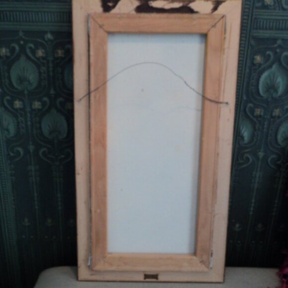 vintage oil/acrylic painting~signed - Picture 6 of 8